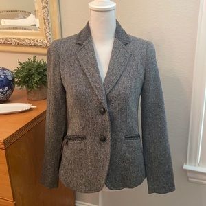 Talbots chevron blazer